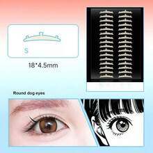 10片装3D双眼皮贴，防水，推荐给新手，隐形，自然，防汗 - 裸色 - 查看 3