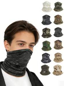 Mặt nạ trùm đầu lưới thoáng khí, phù hợp cho cả nam và nữ, chắn gió, chống bụi, nhẹ, mặt nạ đi xe đạp, chống nắng, khăn quàng cổ, co giãn và mềm mại, thích hợp cho đi bộ đường dài, đạp xe, trượt tuyết, đi xe máy, thể thao, câu cá, săn bắn và các hoạt động ngoài trời khác. - Nhiều màu - Xem 2
