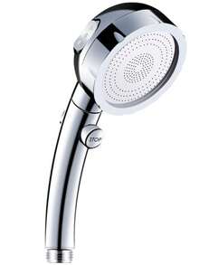 3 Modes Adjustable Water Output Handheld Shower Head - 1pc Pressurized Shower Head With One Button Water Stop - Bathroom Hardware, Bathroom Accessories - Showerhead - View 10