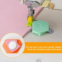 Guía de costura magnética paraáquina de coser, agarre antideslizante, imanes, accesorios paraáquina de coser, regla multifuncional, doblador W0HS - C - Ver 5