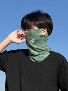 Men's Breathable Hanging Ear Face Mask, Full Face Sun Protection, Cooling Ice Silk Sun-Shielding Neck Gaiter - Sun Protection Mask - View 10