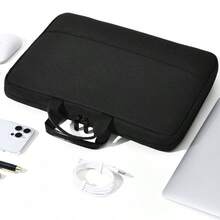 Waterproof Laptop Bag With Four Layers Of Protection, Suitable For 14-Inch/15.6-Inch Laptops, Available In Gray/Black/Pink. - 黑色(14吋) - 查看 7
