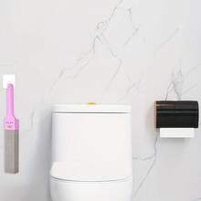 1/2pcs Toilet Cleaning Brush, Pumice Stone, Hard Water Stain Remover, Suitable For Kitchen/Bathroom/Swimming Pool/Household Cleaning - Toilet Brush - View 4