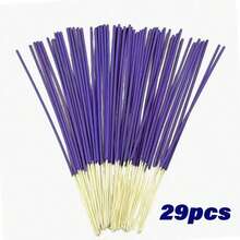 29/115/200支薰衣草香薰棒 - 竹制香薰棒，适用于芳香疗法、瑜伽、冥想、家居和办公室香氛，完美的节日礼品套装 - 薰衣草 - 查看 9