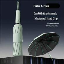 Mustarpicking Mechanical Style Umbrella For Men WithWide Umbrella Strap Automatic Open Large Solid Windproof Minimalist Umbrella,Outdoor,Garden,Travel Essentials,Portable Essentials,Beach Essentials,Graduation Season,Commencement,Graduation Ceremony,Graduation Gift,Graduation Present,Graduation Gift,Graduation Present,Congrats Grad,Congratulations Graduate,Valedictorian,Finish School,Graduation Party,Outdoor Essentials,Travel Portable,Hiking Essentials,Camping Essentials,Portable Tools,Summer Essentials ,Summer Portable - New Automatic Umbrella - View 17