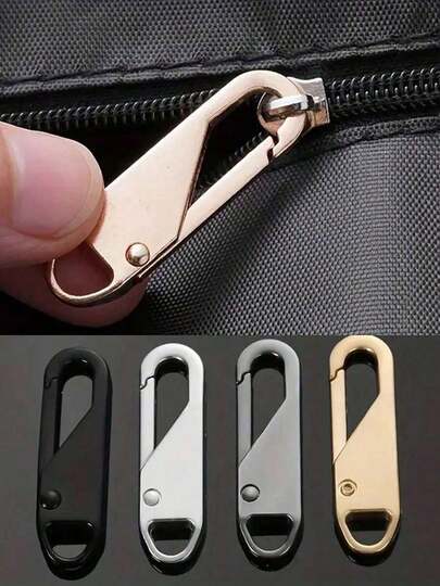 5pcs Durable High-Quality Zipper Repair Kit - Versatile Multi-Purpose Solution Easy To Use, Suitable For Travel Bags, Clothing, Wallets, Crafts, Etc. - For Repairing Damaged Zippers, Using Replacement Zippers - Easy Installation, Applicable For Luggage, Garments, Jackets, Backpacks, Shoes And Handicrafts