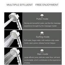 3 Modes Adjustable Water Output Handheld Shower Head - 1pc Pressurized Shower Head With One Button Water Stop - Bathroom Hardware, Bathroom Accessories - Showerhead - View 6