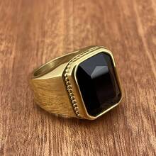 1枚不锈钢戒指，镶嵌矩形立方氧化锆石 - 4颗彩色玻璃石，简约时尚配饰，送给妈妈、朋友、同事的绝佳礼物 - 戒指 - 查看 4