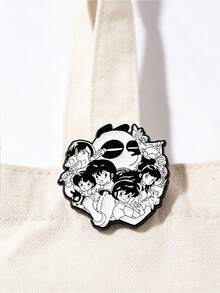 1 Ghim cài áo men sứ phong cách anime cổ điển - Bộ sưu tập tác phẩm của Rumiko Takahashi, Huy hiệu Ranma 1/2 Panda & các nhân vật, Ghim cài áo hoạt hình dành cho người hâm mộ. - Nhiều màu - Xem 2