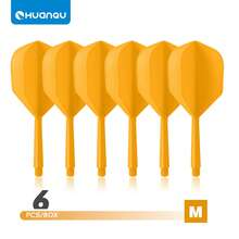 HUANQU 6 PIÈCES 2BA Plumes de fléchettes professionnelles universelles à filetage, Set de plumes de fléchettes d'une seule pièce, plumes de fléchettes professionnelles, anti-collision, ne se plient pas facilement, accessoires de fléchettes, manches de fléchettes universels 70 mm/75 mm/80 mm court/moyen/long, 8 options de couleurs - Multicolore - Voir 17