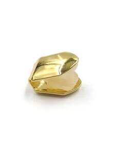 1pc Smooth Surface Single Tooth Hip Hop Style Earring, Personalized Side Tooth Jewelry, Suitable For Daily Wear By Men And Women - Multicolor - View 7