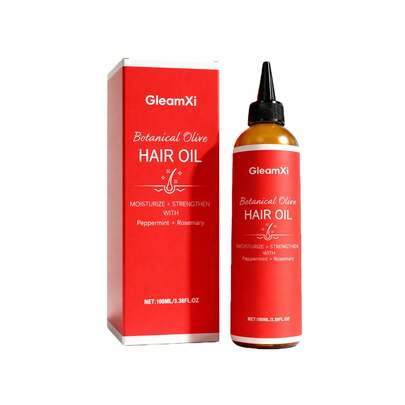 100毫升橄榄油护发油，保湿、清爽、滋养，令秀发自然蓬松柔顺。