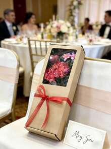 1 Box 13inch(H) Artificial Flower Gift Box, Suitable For Wedding, Birthday, Mother's Day, Teacher's Day, Thanksgiving, Party, Theme Events, Gifts - Multicolor - View 8