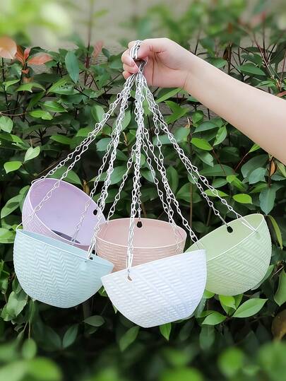 Chậu cây treo, thiết kế giỏ treo đính hạt thủ công, chậu cây trang trí trong nhà/ngoài trời, sân hiên, trang trí mùa xuân, chậu hoa ngoài trời, trang trí nhà cửa, trang trí sân vườn, treo tường, thích hợp cho ngày Valentine, đám cưới, sinh nhật.