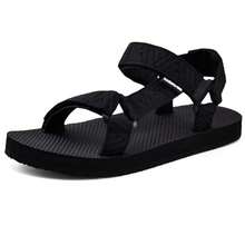 Womens-Sport-Sandals Hiking Sandals With-Arch-Support Webbing-Outdoor-Beach-Water-Sandals For Travel-Walking-Trekking-Camping - VBlack - View 1