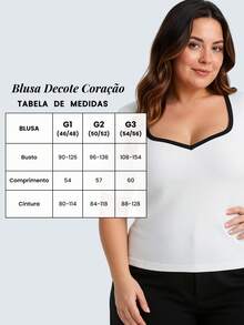 Women's Plus Size Blouse, Sweetheart Neck, 3/4 Sleeve, Irregular Fabric, Everyday Summer - White - View 6