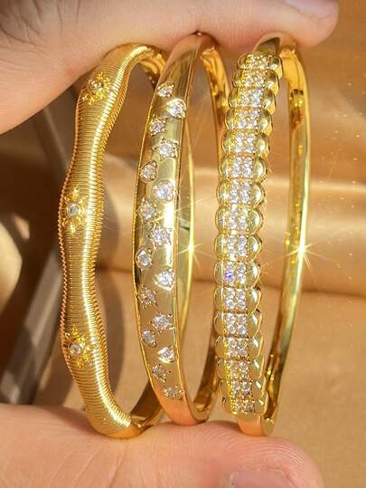 Vòng tay nữ bằng thép không gỉ mạ vàng 18K, thanh lịch và lấp lánh, phù hợp để đeo hàng ngày, làm phụ kiện dự tiệc, quà tặng sinh nhật và kỷ niệm, trang sức Halloween, Giáng sinh, Lễ Tạ ơn, phong cách Boho, trang sức mùa hè, quà tặng cho mẹ, quà tặng tựu trường, quà tặng sinh nhật, quà tặng đám cưới.