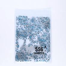 QIIY Non Hotfix Rhinestones Crystal CrystalAB High Quality Blue Tones Sliver Back SS6 1.9mm-2.1mm For Handmade Wedding Dresses Accessories And Other Application Scenarios - SS6 Silver Base With Blue Tones - View 12
