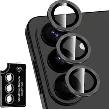 1pc Compatible With Samsung Galaxy S26/S26 Ultra/S26 Plus CD Pattern Rear Camera Lens Protector Tempered Glass S26 Series Metal Ring Camera Lens Film, Easy Installation Positioning Lens Film Camera Protector Protective Pad Black Multicolor Silver Blue Purple Camera Lens Cover - Multicolor - View 16