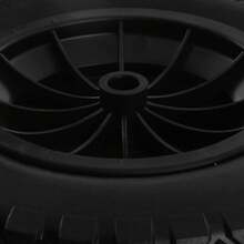 14 Inch Wheelbarrow Wheel, Solid Puncture-Proof Tire With Steel Rim For Garden Cart, Wheelbarrow, Go-Kart & Trailer - Black - View 7