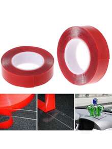 Double Sided Tape Nano Tape 3Meter 12Mm Width Transparent Tape Washable Adhesive Nano Traceless Sticker Glue - Multicolor - View 1