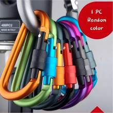 Vânzare fierbinte! Carabină cu arc în formă de D cu șurub - Aliaj de aluminiu negru, potrivită pentru activități în aer liber: Alpinism/Escaladă/Camping/Drumeții/Pescuit/Breloc. Cadoul perfect pentru Ziua Îndrăgostiților/Ziua Tatălui/Ziua Mamei, esențial pentru călătorii/vacanță la plajă/școală/birou. Ofertă specială pentru o perioadă limitată, valoare excelentă! - Multicolor - Vizualizare 10