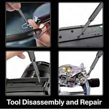 1 Set Multi-Functional Screwdriver Tool Kit, Professional Repair Tools For Smartphones, Laptops, Watches, Glasses, High Hardness Durable Bits, Comprehensive Specifications To Meet Various Disassembly Needs, Suitable For Phone Repair, Computer Assembly, Watch Adjustment, Glasses Maintenance, Appliance Inspection, Ideal For Repair Technicians - 24-in-1 Alloy Handle Screwdriver Set - View 7