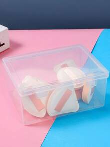 1pc Multi-Functional Transparent Plastic Box - Various Sizes, For Organizing Beads, Crafts, Diamond Painting, Earphones, Cables, Chargers, Small Office Desktop Storage - Clear - View 3