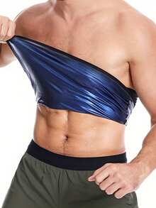 1件装男女通用束腰塑形带，产后瑜伽运动瘦腰带，健身塑腰带 - 黑藍 - 查看 1