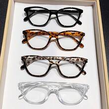 4 Pairs Of Stylish Reading Glasses For Women, Available In Multiple Colors, Retro, Leopard Print, And Cat-Eye Designs, With Prescriptions Ranging From - Multicolor - View 14