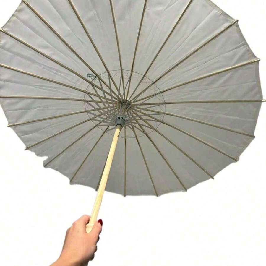 Sombrilla Tradicional China: Paraguas Y Sombrillas H G Q - Blanco - Ver 1