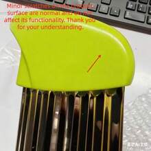 Stainless Steel Wavy Slicer, Can Be Used To Cut Potatoes, Carrots, Vegetables, Also Can Cut Wavy Shapes, Serves As French Fry Cutter - Multicolor - View 9