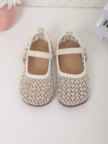 New Summer Sandals, Fashionable Shiny Princess Flat Shoes, Comfortable Soft Girls Shoes - Gold - View 5