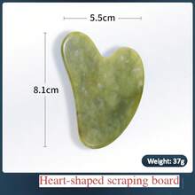 Conjunto de Acessórios com Rolo de Massagem de Jade Verde Claro e Raspador de Chifre de Boi Gua Sha - Visão 4