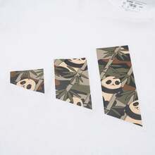 Adidas Men's T-Shirt, Comfortable Casual Everyday Wear, M PANDA C CAM T Short Sleeve KB4850 - White - View 4