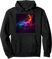 Piano Compatible - Musician And Pianist Hoodie - Green - View 7
