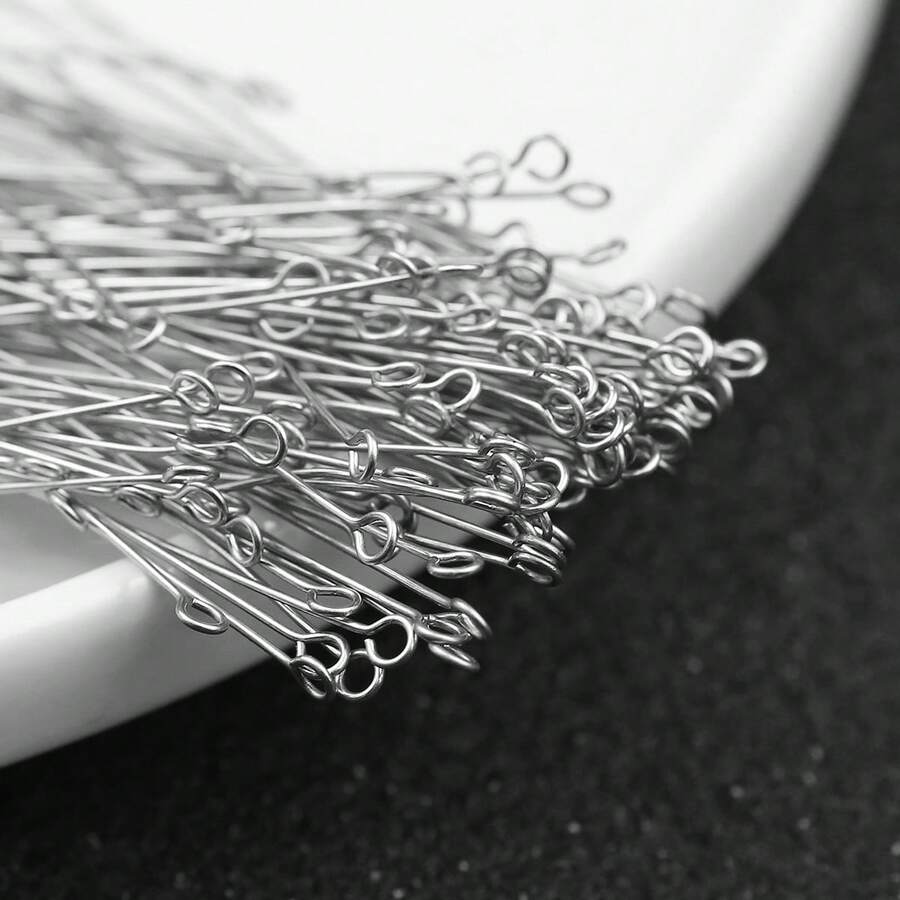 200件耳环配件，不锈钢吊坠珠，珠宝制作材料，手工串珠DIY材料