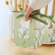 10个/包 婚礼派对礼品糖果盒，高端新款纸盒，纪念礼品盒，适用于各种节日和周年纪念日 - 查看 8