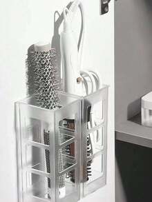 1/2 chiếc giá đỡ máy uốn tóc đơn giản, giá treo tường đựng đồ dùng phòng tắm. - Nhiều màu - Xem 2