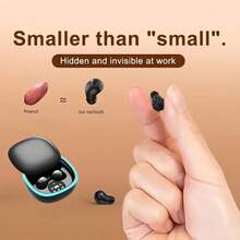 Invisible Wireless Earbuds - Deep Bass, Noise-Proof, Suitable For Various Scenarios (Workout/Sleep/Work/Study), 3 Colors - Perfect Daily Use Gift For Students/Fitness Enthusiasts - 彩色 - 查看 6