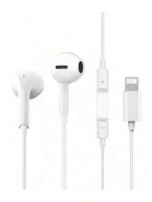 适用于 7-14 的有线立体声入耳式耳机，兼容大多数 Type-C 插孔设备和智能手机。 - 白色 - 查看 8