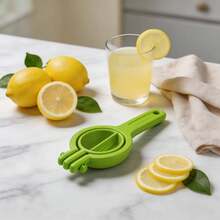 Exprimidor de Limón Manual – Prensa para Cítricos de Cocina, Utensilio Práctico para Extraer Jugo de Limón y Otros Cítricos, Herramienta Funcional para Preparar Bebidas y Alimentos - Multicolor - Ver 2