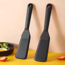 Silicone Baking Spatula With Flat Bottom Design, Suitable For Cooking Cookies, Baking, Mini Non-Stick Pans, Frying Eggs, Pancakes, Mini Food Pots, Small Frying Pans - Multicolor - View 1