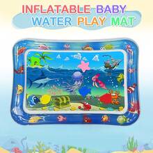 1pc Children's Educational Toy, Water Mat Baby Toy, Inflatable Play Mat, Interesting Early Development Activity Play Center - Multicolor - View 10