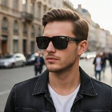 VABBON 男士时尚眼镜一副，适合日常佩戴、驾驶或作为礼物 - 彩色 - 查看 3