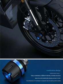 Universal CNC Aluminum Alloy Motorcycle Front Fork Crash Cup, Front Shock Absorber Anti-Drop Slider Protector, Reinforced Anti-Collision Design, Enhances Drop And Scratch Protection, Suitable For Most Motorcycles, Cruisers, Heavy Bikes And Scooters - Drop-proof Cup - View 7
