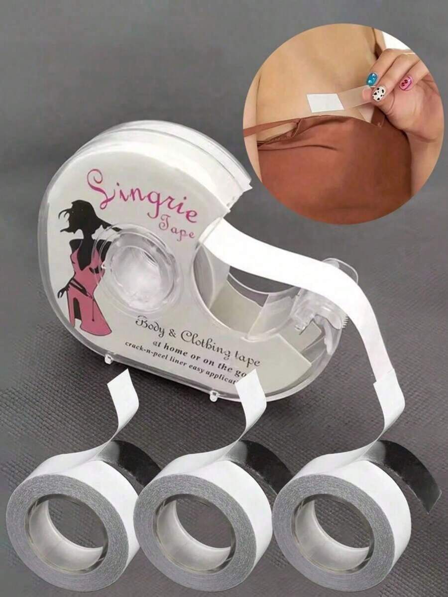 1 Piece Set Double Sided Body Tape Self-Adhesive Bra Clothes Dress Shirt Secret Sticker Clear Lingerie Tape Anti-Naked Invisible Chest Patch For Women Body Skin - Anti-exposure Sticker - View 1