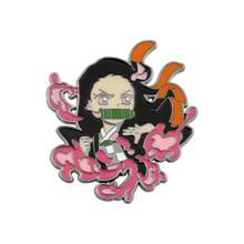 1/6pcs Exquisite Fashion Cartoon Style Brooch, Including Characters From "Demon Slayer" Anime: Tanjiro, Nezuko, Zenitsu, Kanao, And Inosuke. Fashionable Bag Accessory. - Multicolor - View 18