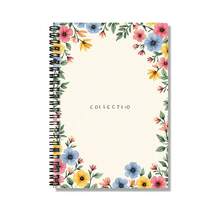 100-Page Spiral Notebook With Fresh Floral Patterns, High-Capacity & Thick Paper, Practical For Work, Study, School Notes, Graduation, Birthday Gift, Suitable For Journaling, Daily Planning, And Memo, Adding A Vibrant Touch To Your Life - B - View 3