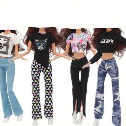 1pc Fashion Outfit For 1/6 Doll, Dress Lady Office Skirt Daily Casual Wear Accessories Clothes For 11.8 Inch Doll (Not Include Doll)